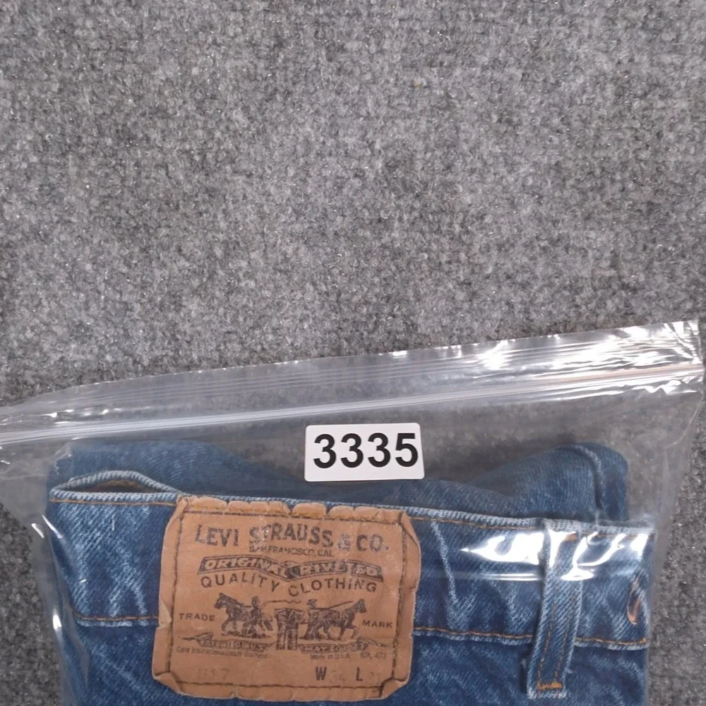 VTG Levis 517 Orange Tab Jeans Mens 31x30* Medium Wash Straight Leg Classic Fit